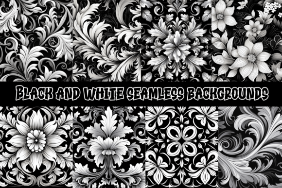 Download Black and White Seamless Backgrounds - Seamless Collection