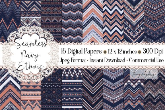 Download Seamless Tribal Aztec Boho Patterns - Seamless Collection
