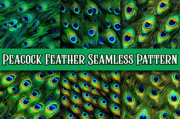 Download Peacock Feather Seamless Pattern - Seamless Collection
