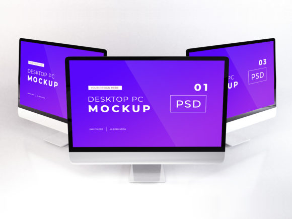 Download Realistic Apple IMac PC Mockup Photoshop - Premium Resources