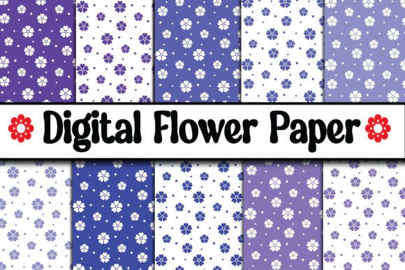 Download Digital Floral Papers, Seamless Patterns - Seamless Collection