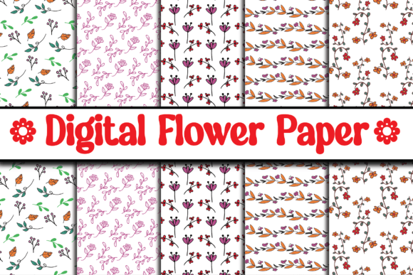 Download Digital Floral Papers, Seamless Patterns - Seamless Collection