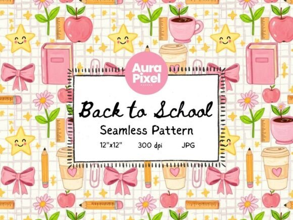 Download Back to School Digital Paper Seamless - Seamless Collection