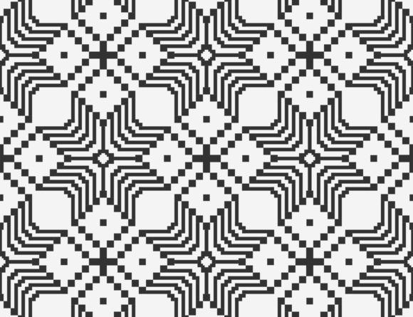 Download Abstract Geometric Pixel Grid Pattern - Grid Collection