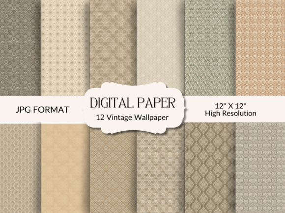 Download Seamless Victorian Vintage Wallpaper - Seamless Collection