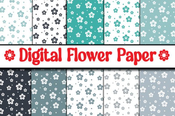Download Digital Floral Papers, Seamless Pattern - Seamless Collection
