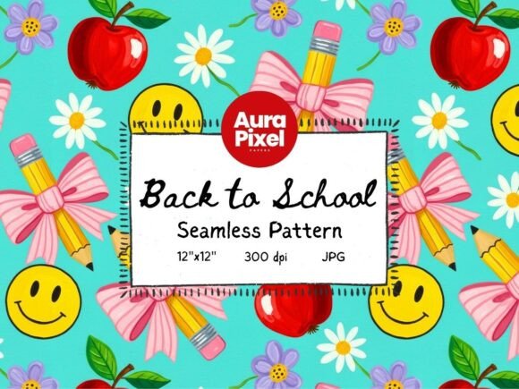 Download Back to School Digital Paper Seamless - Seamless Collection