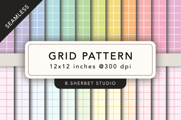Download Rainbow Grid Pattern - Grid Collection