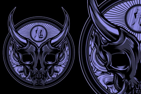 Download Onimusha Skull Vector Illustration - Skull vector Collection