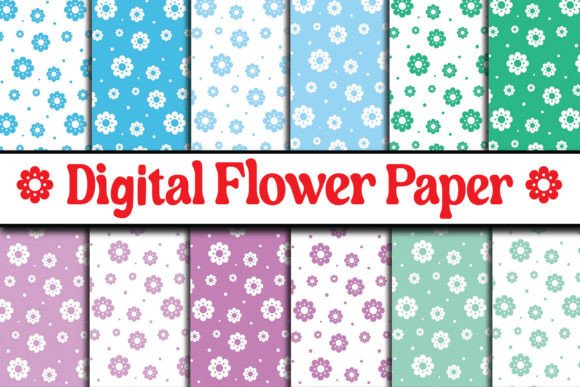 Download Digital Floral Papers, Seamless Patterns - Seamless Collection