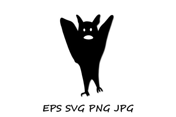 Download Black Bat. Silhouette of a Bat. - Premium Resources